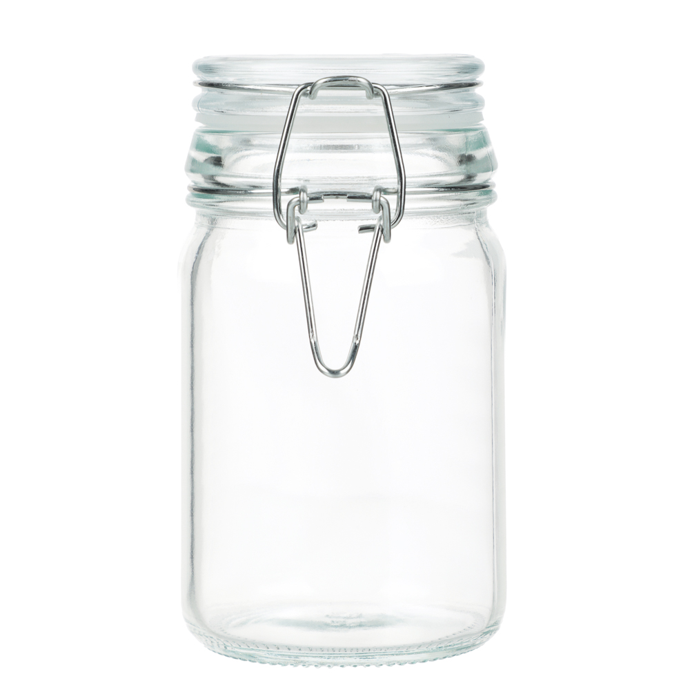 Банка для сыпучих продуктов, стекло, стекл.крышка 250 мл, арт.№ 828-356