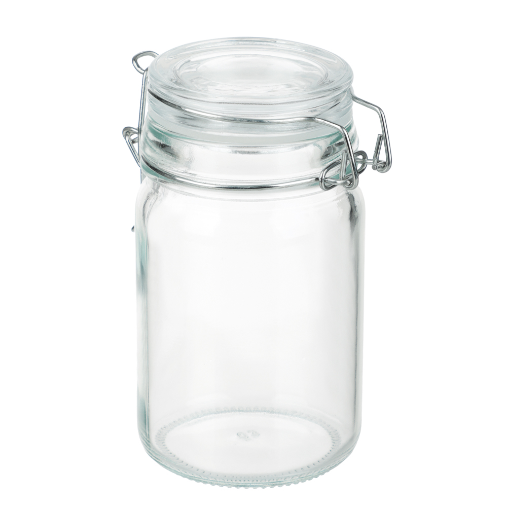 Банка для сыпучих продуктов, стекло, стекл.крышка 250 мл, арт.№ 828-356