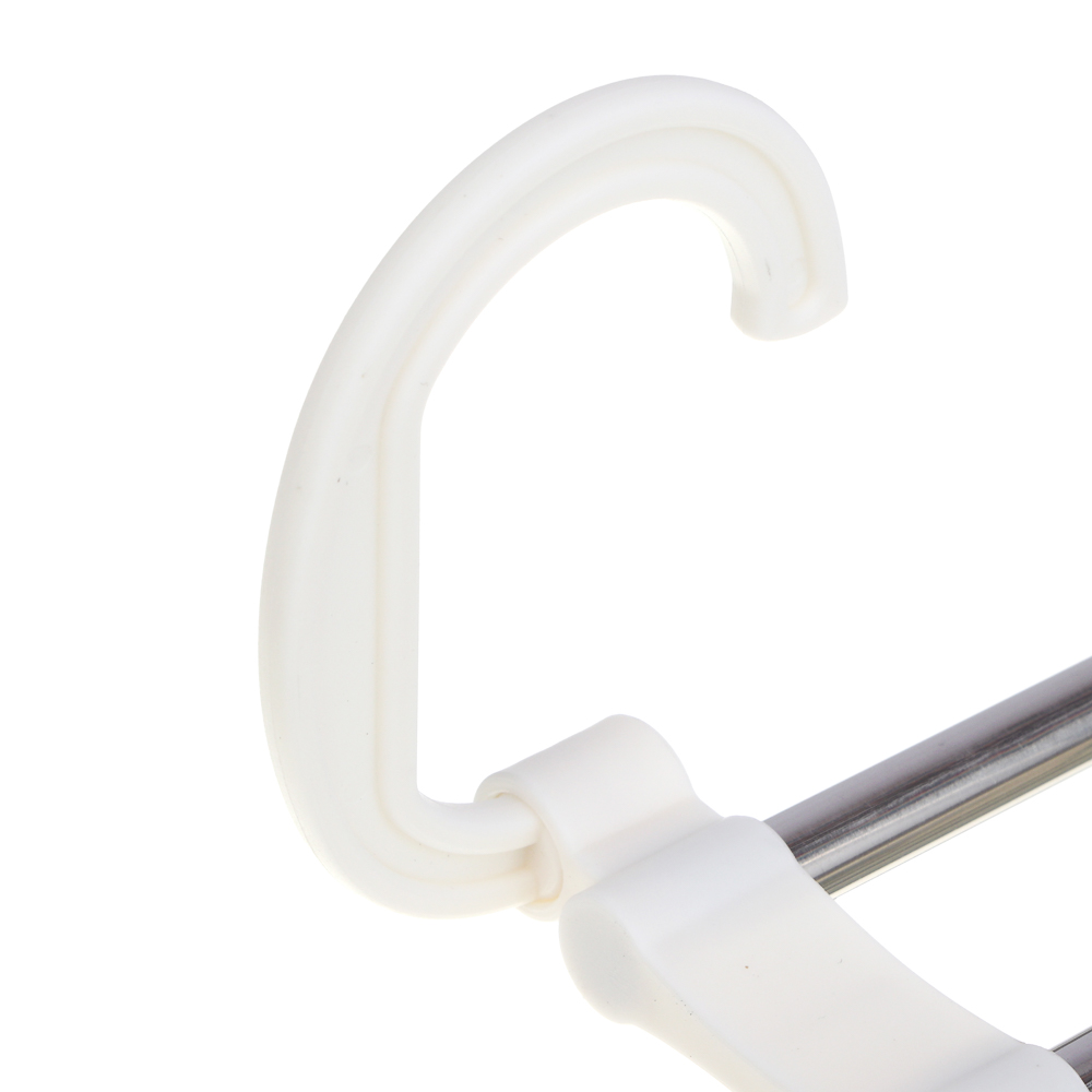 Вешалка для брюк тм VETTA, 5 уровней, раздвижная, 33x18x13 см, металл, пластик, цвет серый, арт.№ 456-153