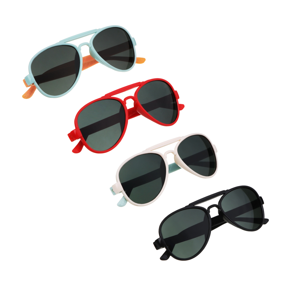 GALANTE Очки солнцезащитные детские, пластик, 121x39мм, 4 цвета, арт.№ 304-004