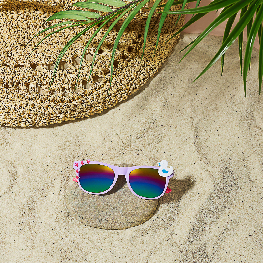 GALANTE Очки солнцезащитные детские, пластик, 123x36мм, 3 цвета, арт.№ 304-006