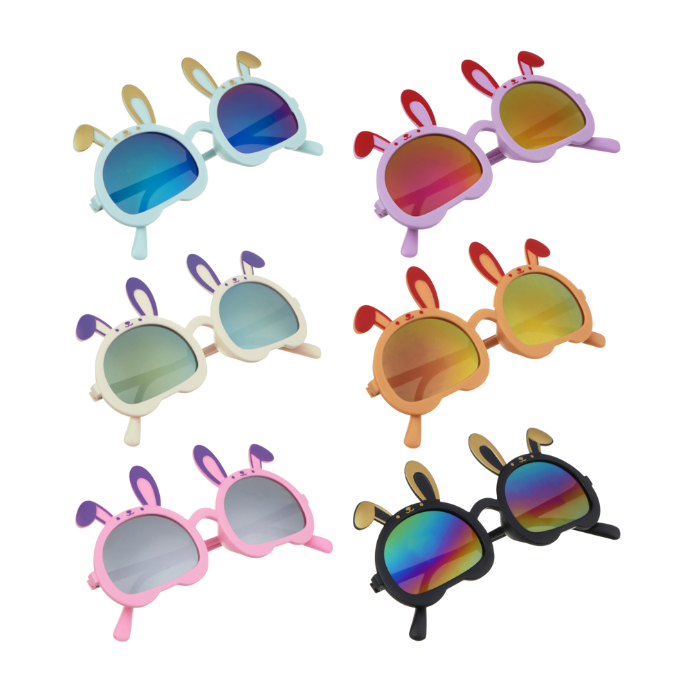 GALANTE Очки солнцезащитные детские, пластик, 127x35мм, 6 цветов, арт.№ 304-007