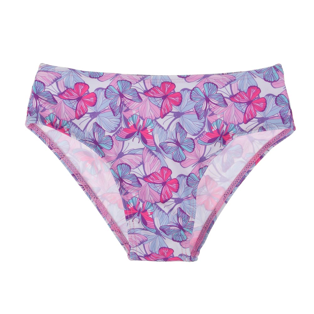 GALANTE Бабочки Купальник для девочки раздельный, р-р 98-104, 82% полиэстер, 18% эластан, арт.№ 331-025