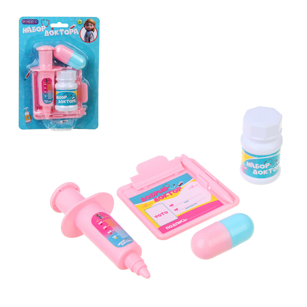ИГРОЛЕНД Набор доктора, PP, ABS, 12,5х3,5х17,5, арт.№ 294-208