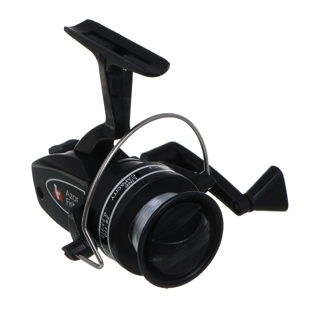 AZOR FISHING Набор рыбака в коробке с удочкой, катушкой и оснасткой, арт.№ 149-188