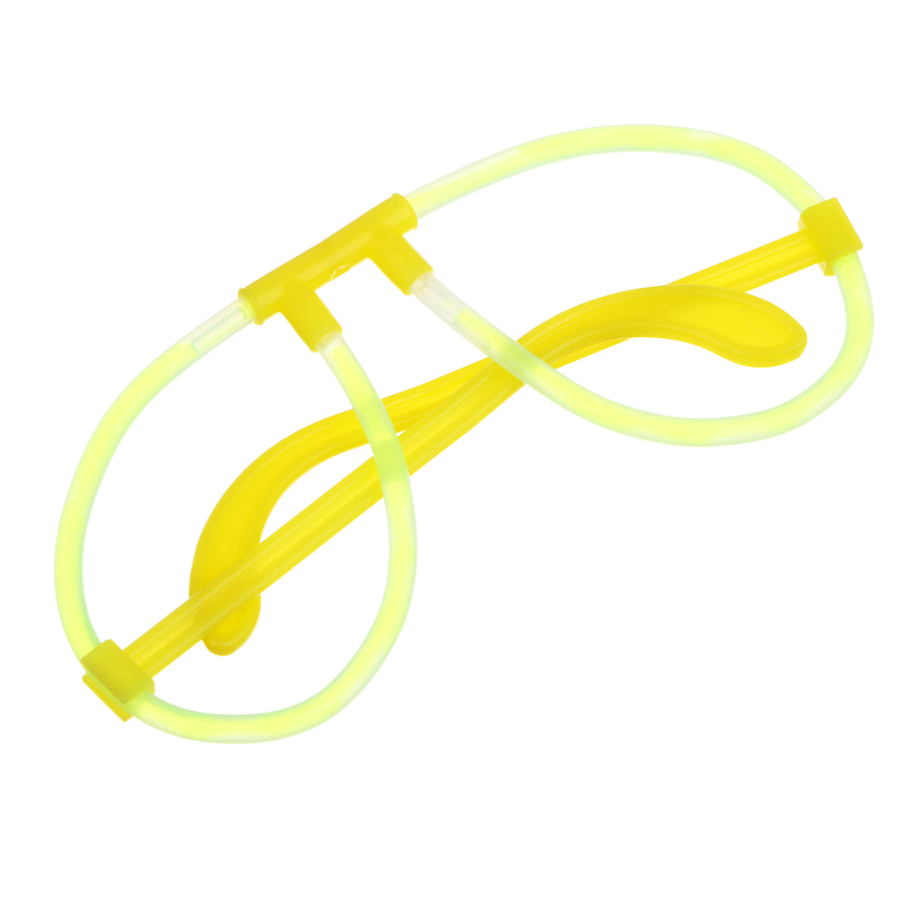 Неоновые очки, ширина очков 15см, пластик, 4 цвета, арт.№ 544-041