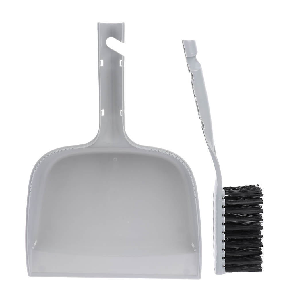 Набор для уборки с щеткой и совком тм VETTA Практик, пластик, 29х19,5х6см, арт.№ 445-365