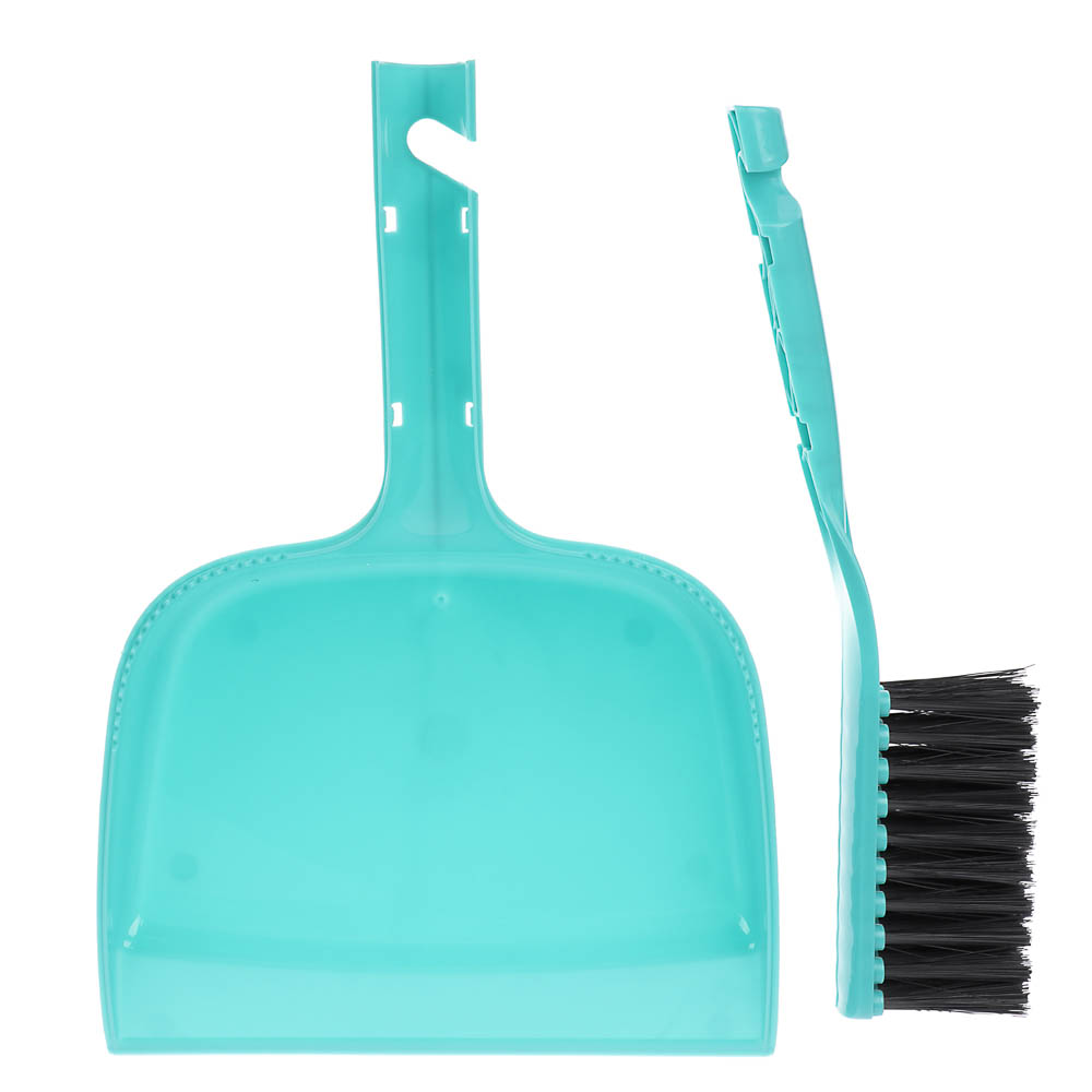 Набор для уборки с щеткой и совком тм VETTA Практик, пластик, 29х19,5х6см, арт.№ 445-365