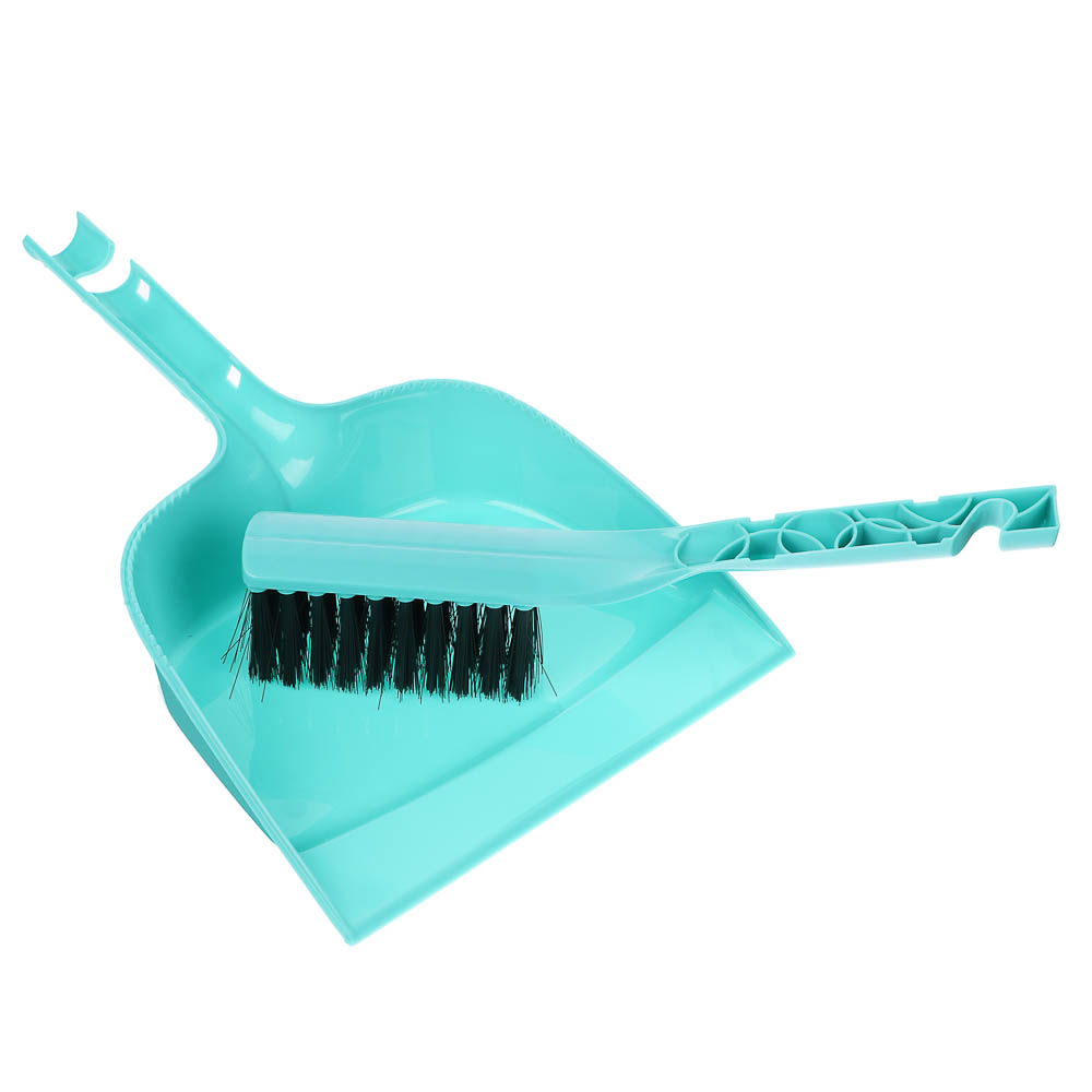 Набор для уборки с щеткой и совком тм VETTA Практик, пластик, 29х19,5х6см, арт.№ 445-365