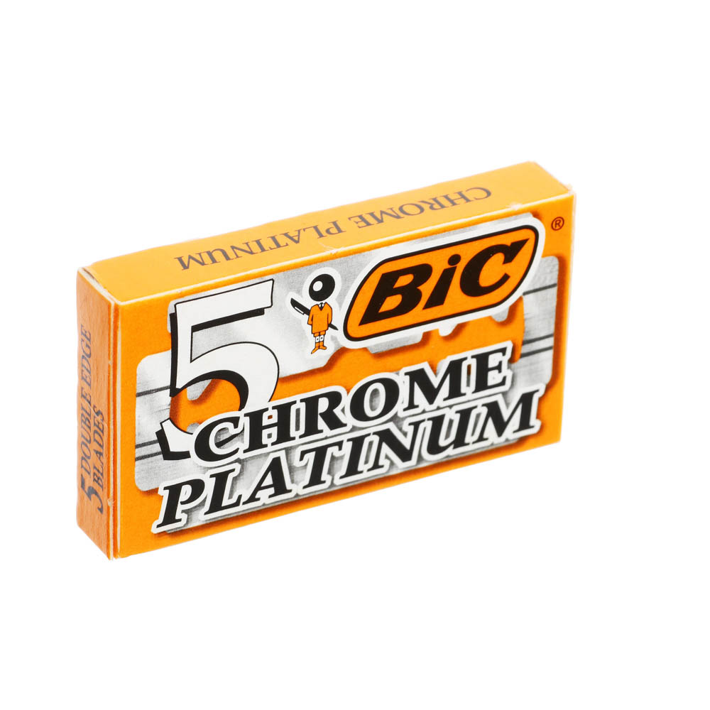 Лезвия двусторонние BIC Chrome Platinum К5, к/у, 5шт, арт.№ 946-016