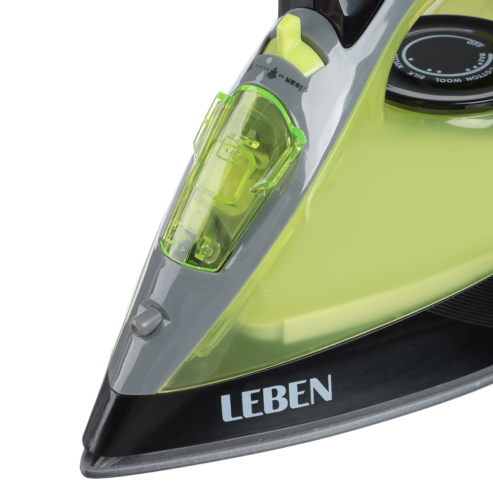 LEBEN Утюг 1600ВТ Верт отпар тефлон, арт.№ 249-054