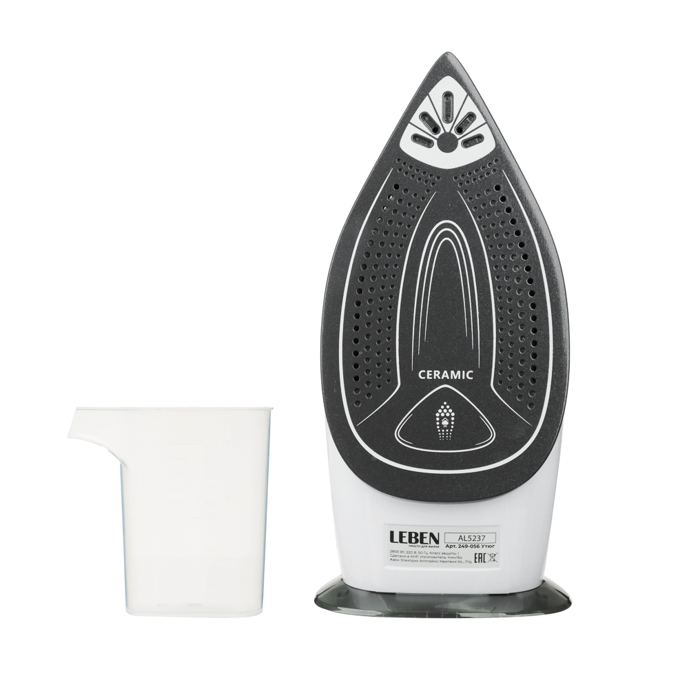 LEBEN Утюг 2800ВТ керам, антинакипь антикапля автооткл шнур 1,8м, арт.№ 249-056