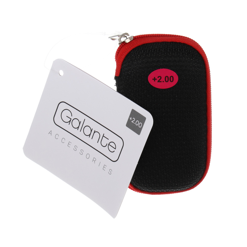 GALANTE Очки корригирующие с чехлом, пластик, полиэстер, PD62, (+): +1,+1.5,+2,+2.5,+3,+3.5, #10, арт.№ 304-515