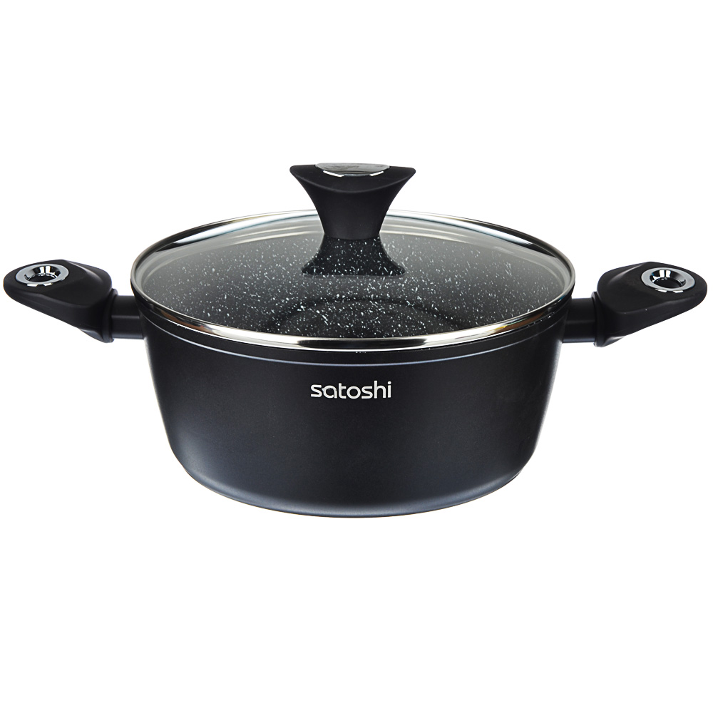 SATOSHI Авиньон Наб.пос.10пр., а/пр.покр:кастр.+крышки:2.3л;3.9л;6.1л; ковш+крышка1,1л;сков.24,28см, арт.№ 846-556