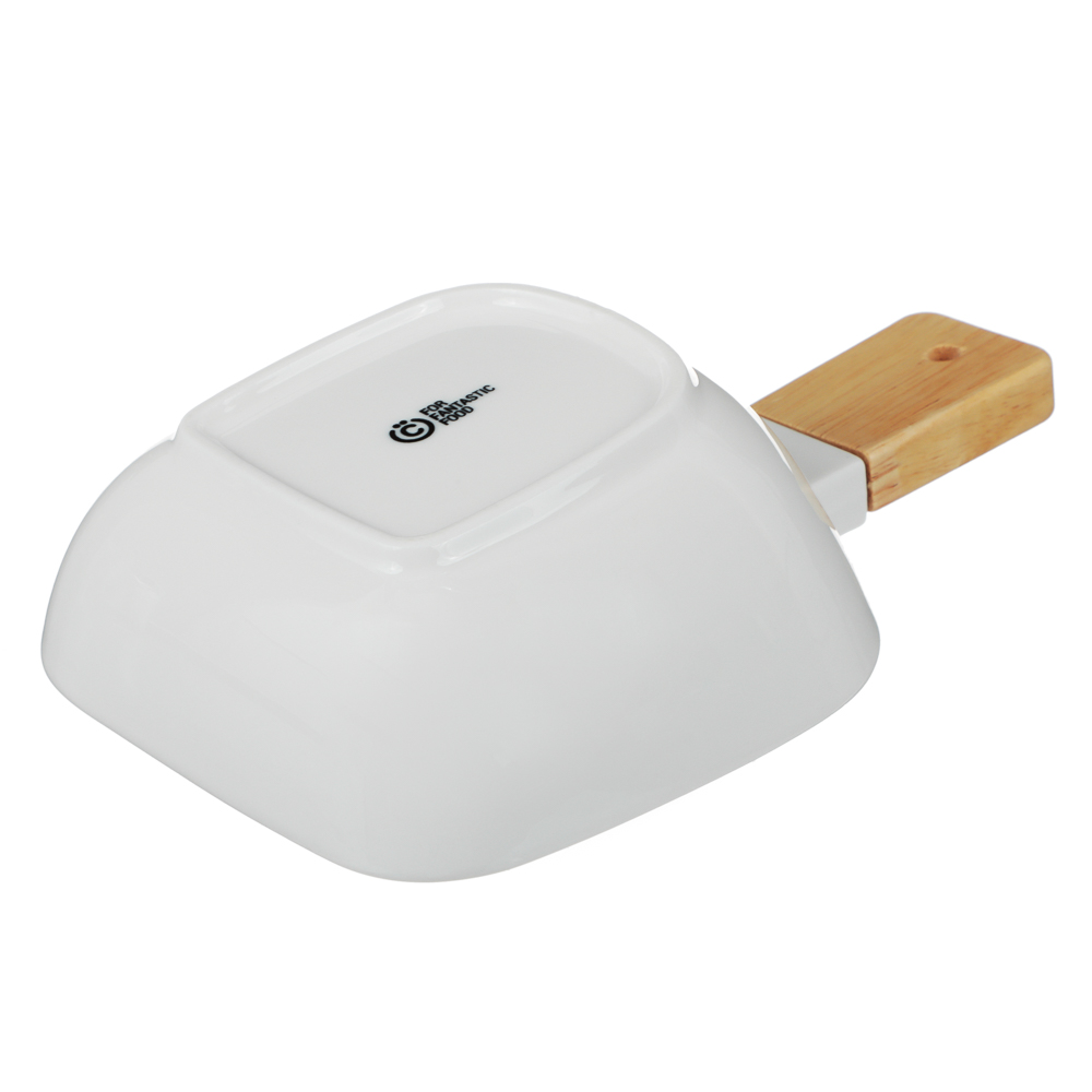 ВСЁГАЗИН Блан нуар Салатник, 23х14х7см, фарфор, бамбук, арт.№ 821-073