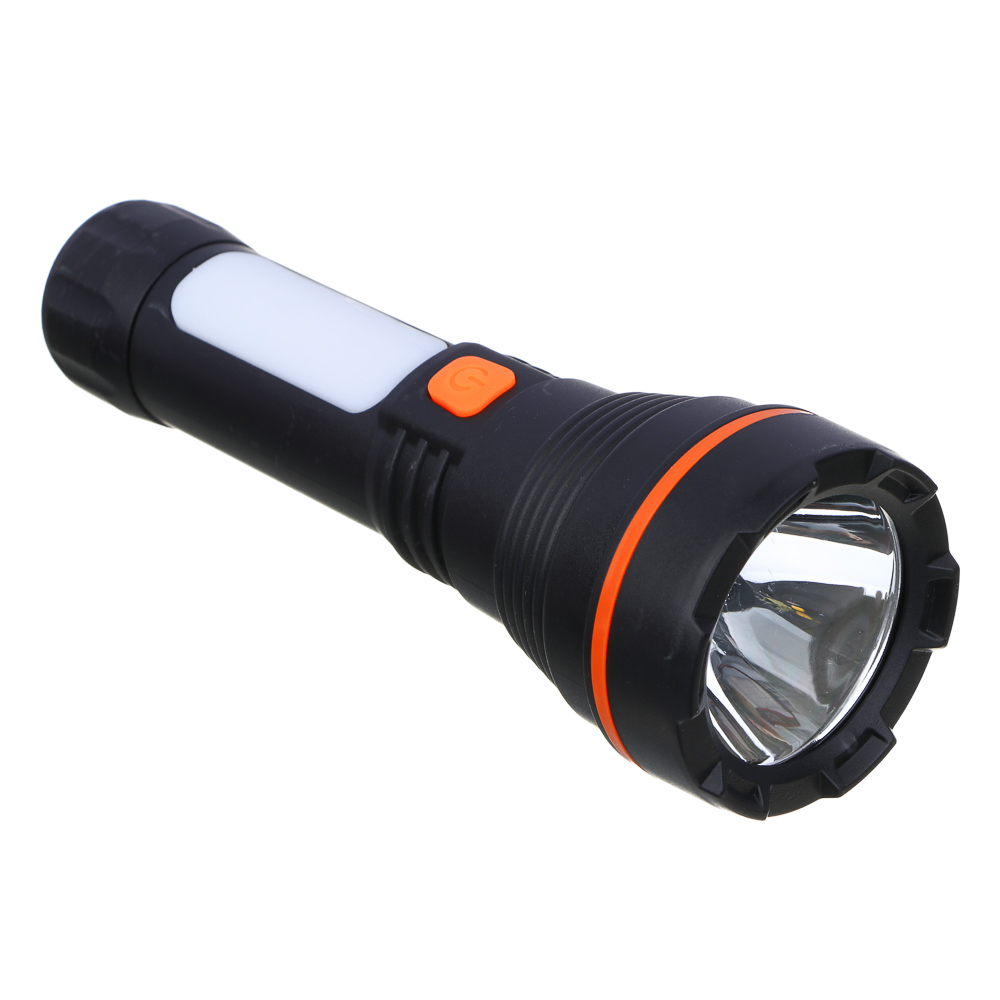 Фонарь рабочий тм ЕРМАК, XPE+7LED, 4 режима, 600мАч, пластик, 165х55х55 мм, зарядка USB, арт.№ 209-025