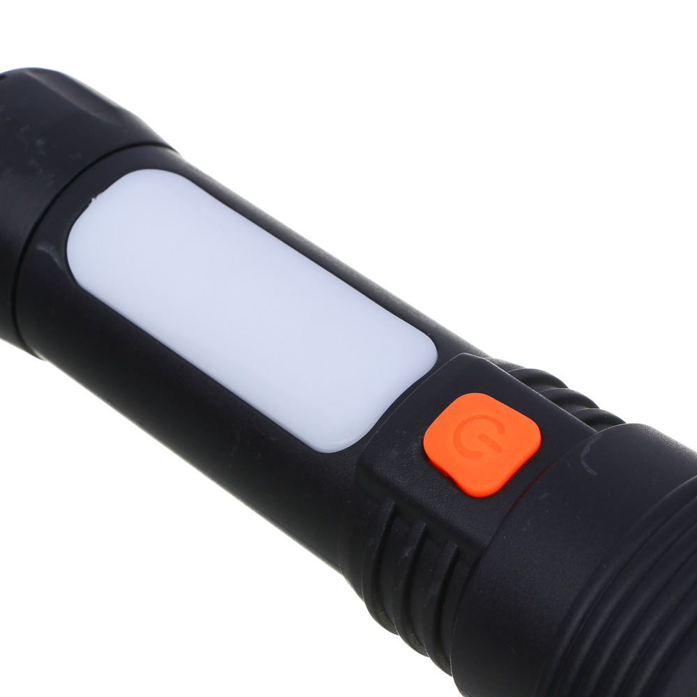 Фонарь рабочий тм ЕРМАК, XPE+7LED, 4 режима, 600мАч, пластик, 165х55х55 мм, зарядка USB, арт.№ 209-025