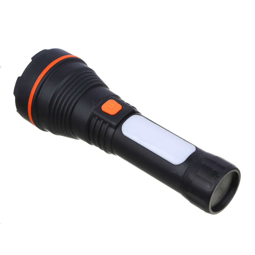 Фонарь рабочий тм ЕРМАК, XPE+7LED, 4 режима, 600мАч, пластик, 165х55х55 мм, зарядка USB, арт.№ 209-025