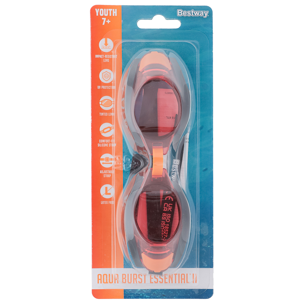 BESTWAY Очки для плавания подростковые, Pro Racer, 21005, арт.№ 332-045