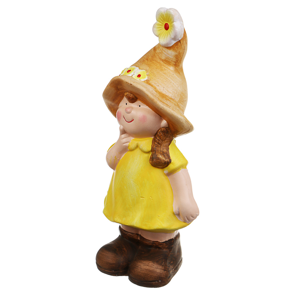 Фигурка садовая "Мальчик/Девочка" тм INBLOOM, 10x10x25см, глина, арт.№ 162-297