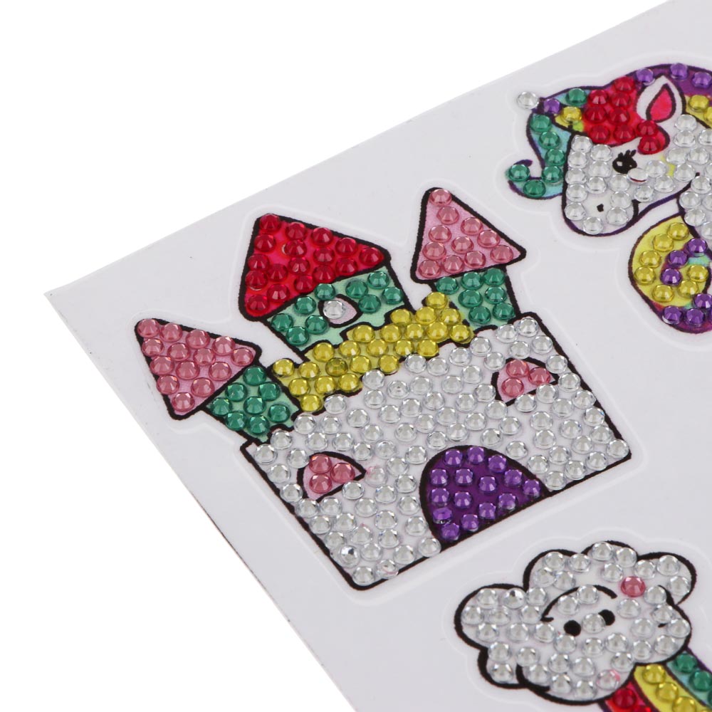 Набор для творчества "Сверкающие стикеры", ХОББИХИТ, 15х2х22,5см, PP, PVC, 2 дизайна, арт.№ 287-466