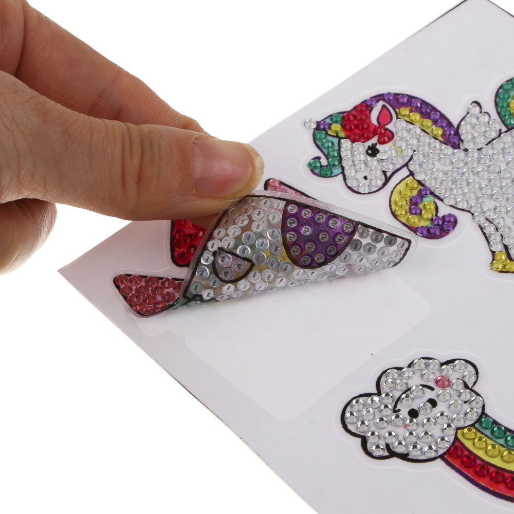 Набор для творчества "Сверкающие стикеры", ХОББИХИТ, 15х2х22,5см, PP, PVC, 2 дизайна, арт.№ 287-466