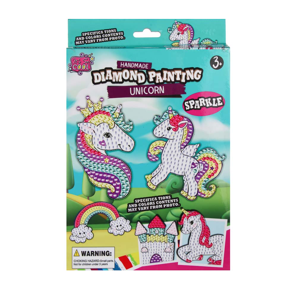 Набор для творчества "Сверкающие стикеры", ХОББИХИТ, 15х2х22,5см, PP, PVC, 2 дизайна, арт.№ 287-466