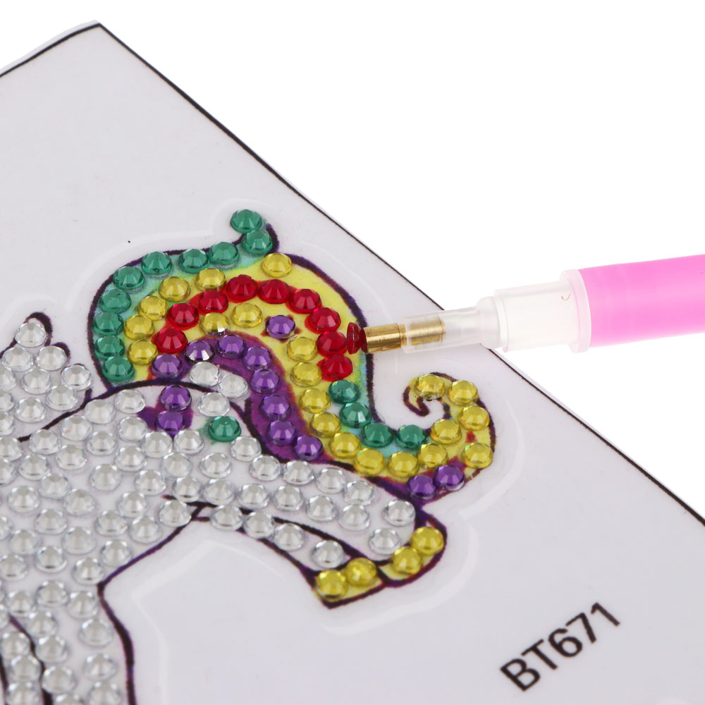 Набор для творчества "Сверкающие стикеры", ХОББИХИТ, 15х2х22,5см, PP, PVC, 2 дизайна, арт.№ 287-466