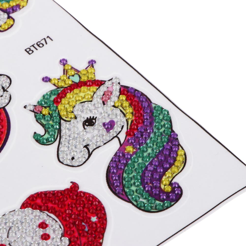 Набор для творчества "Сверкающие стикеры", ХОББИХИТ, 15х2х22,5см, PP, PVC, 2 дизайна, арт.№ 287-466