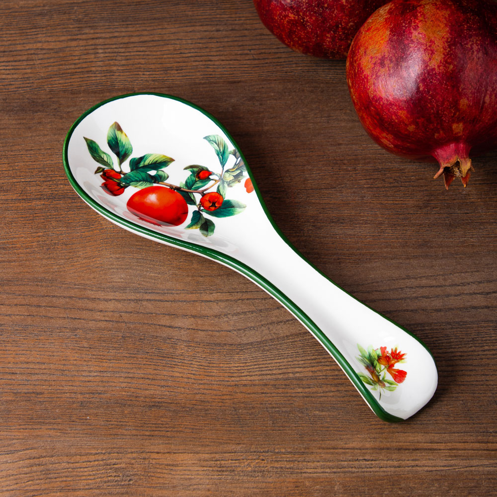 MILLIMI Гранат Подставка для ложки, 25х9х2,5см, керамика, арт.№ 824-139