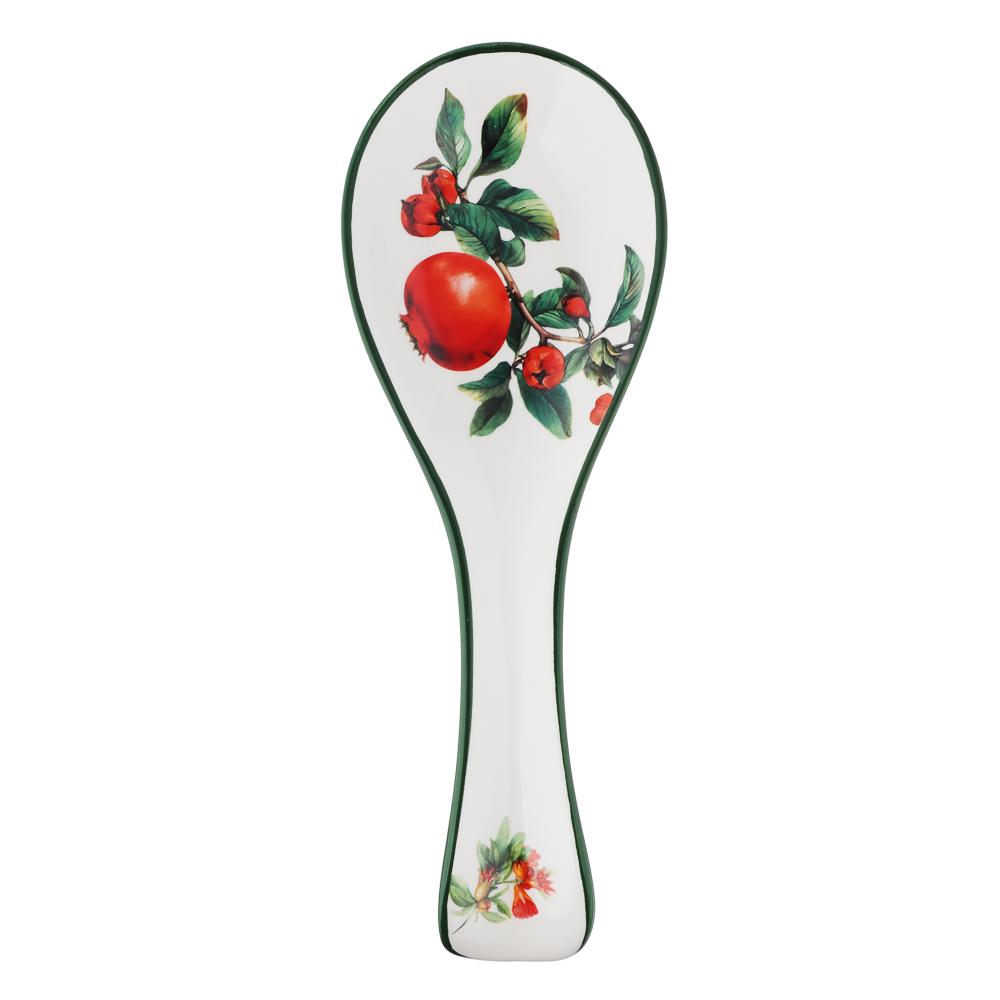 MILLIMI Гранат Подставка для ложки, 25х9х2,5см, керамика, арт.№ 824-139