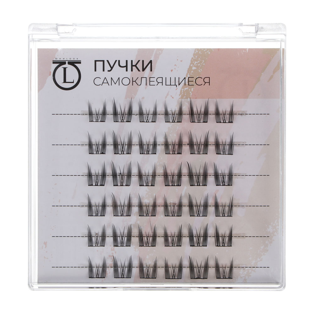 Пучки самоклеящиеся 36 шт тм ЮНИLOOK, синтетика, 4 вида, арт.№ 357-384