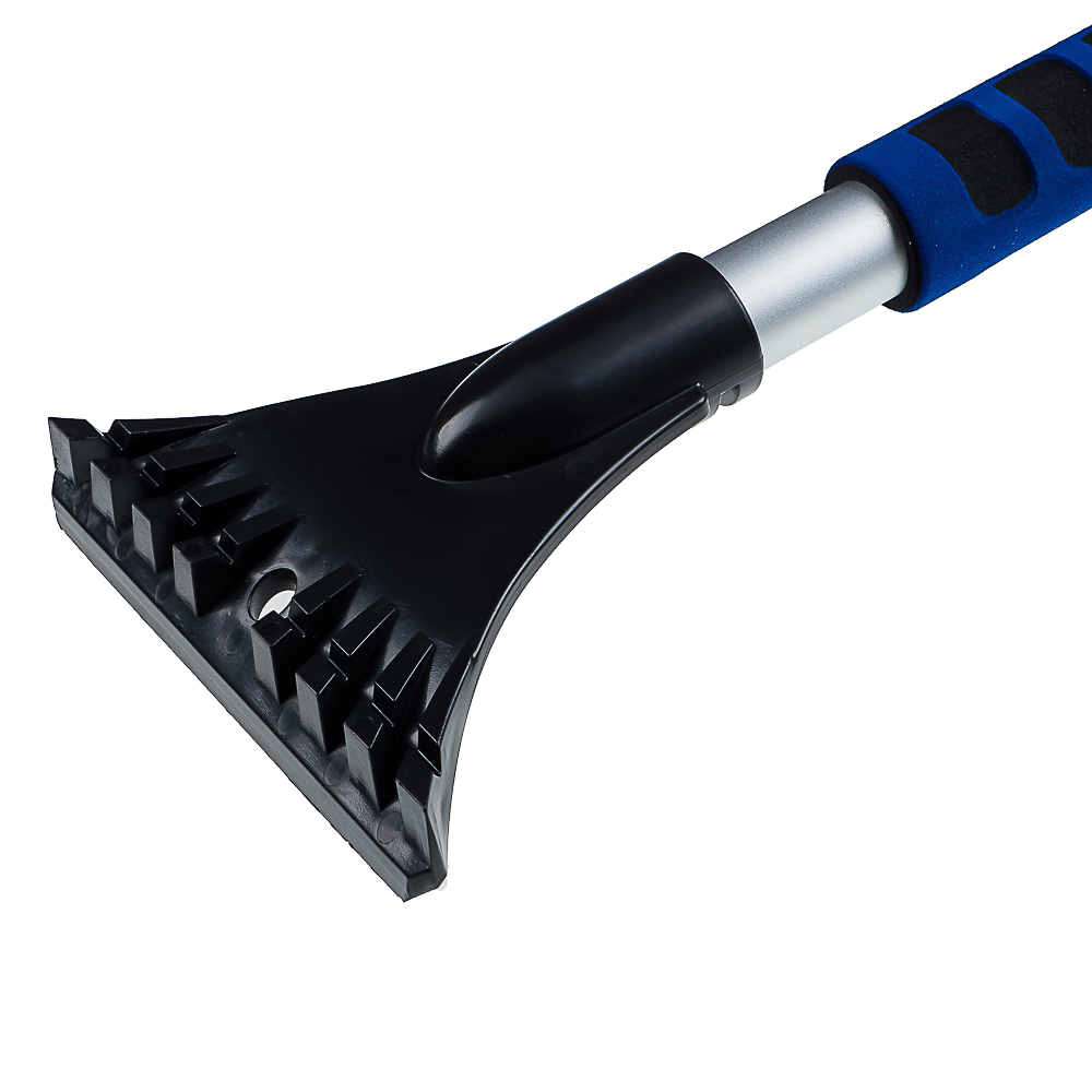 Oktan FLAP Щетка для уборки снега со скребком, телескопическая ручка, 70-100см, черная, арт.№ 775-063