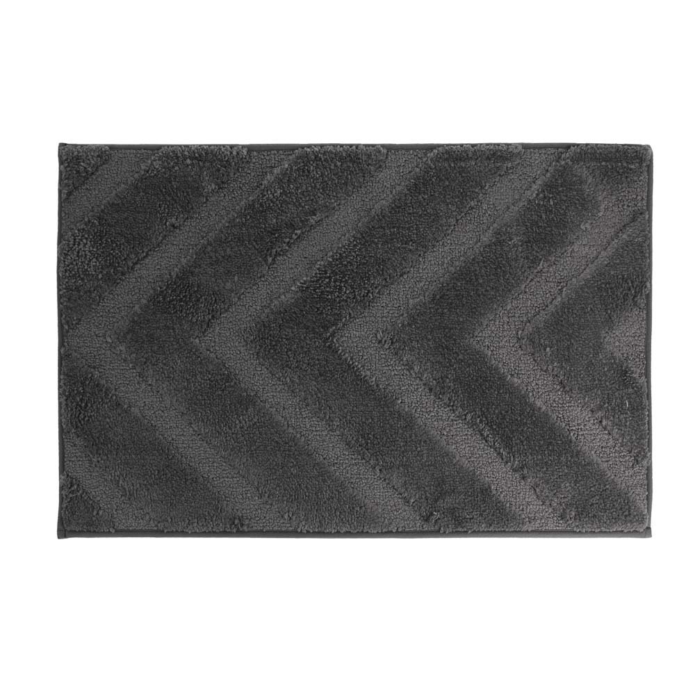 Коврик для ванной комнаты тм VETTA Plaza, махровый жаккард 100+800+700г/м² тп-основа, 80х50см, 2 цв., арт.№ 462-825