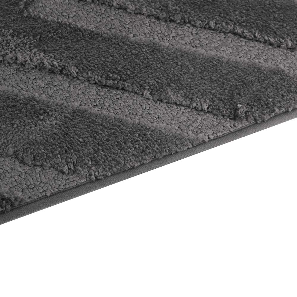 Коврик для ванной комнаты тм VETTA Plaza, махровый жаккард 100+800+700г/м² тп-основа, 80х50см, 2 цв., арт.№ 462-825