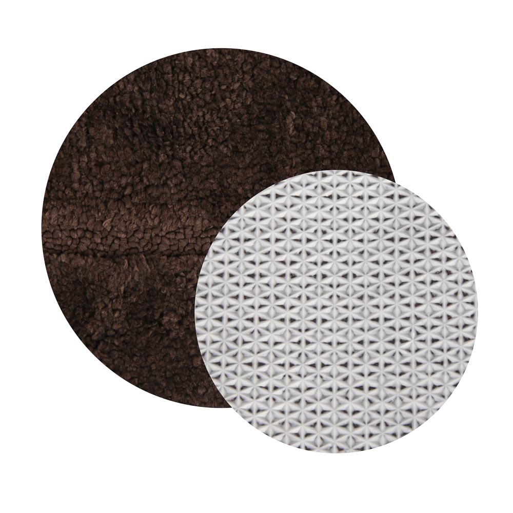 Коврик для ванной комнаты тм VETTA Solace, махровый 600г/м² тп-основа , 80х50см, 2 цвета, арт.№ 462-826