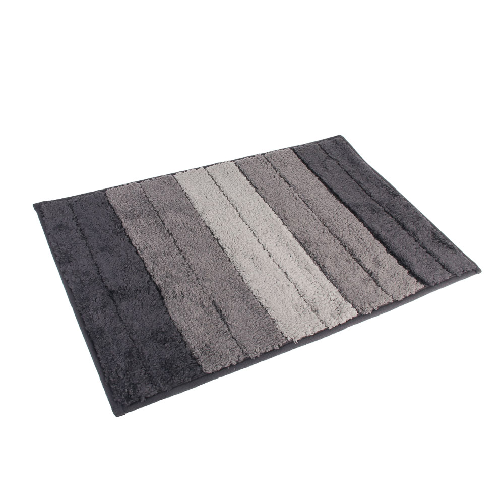 Коврик для ванной комнаты тм VETTA Gradient, микрофибра 600г + TPR 700г, 60x40см, 2 цвета, арт.№ 462-827