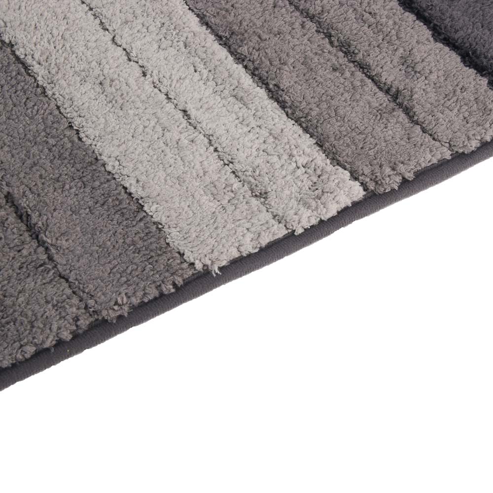 Коврик для ванной комнаты тм VETTA Gradient, микрофибра 600г + TPR 700г, 60x40см, 2 цвета, арт.№ 462-827