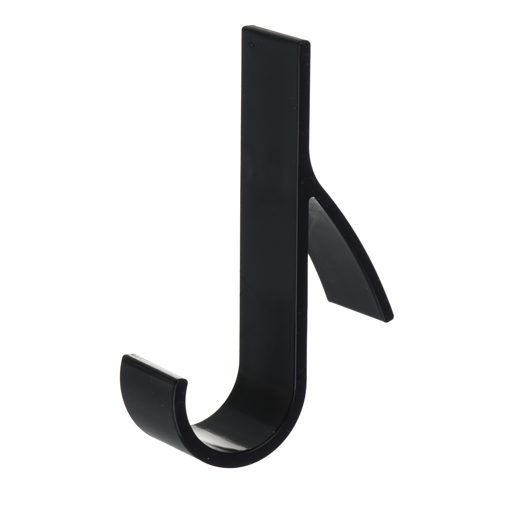 VETTA Крючки для ванной на радиатор обогрева, 4шт, полистирол, черный, арт.№ 478-317