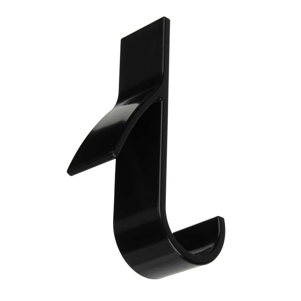 VETTA Крючки для ванной на радиатор обогрева, 4шт, полистирол, черный, арт.№ 478-317