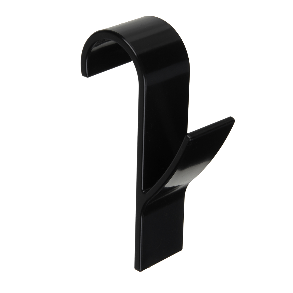 VETTA Крючки для ванной на радиатор обогрева, 4шт, полистирол, черный, арт.№ 478-317