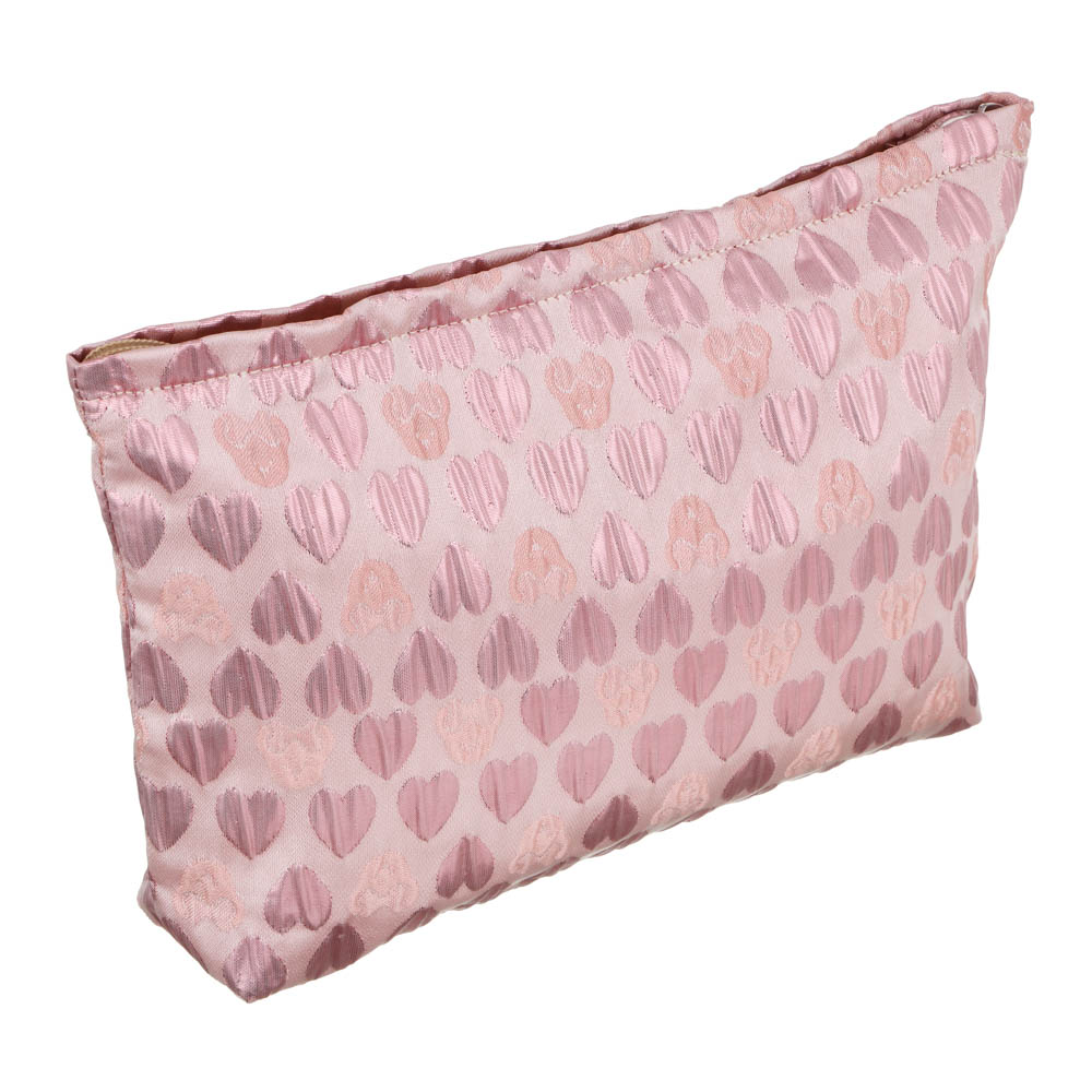 Косметичка, 26x5,5x18 см, цвет розовый, полиэстер, арт.№ 504-005