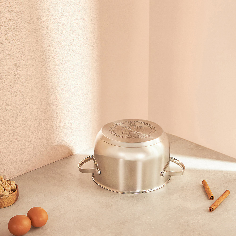 VETTA Бирмингем Кастрюля 18х11,5см, 2,7л, со стекл. крышкой, индукция, арт.№ 822-136