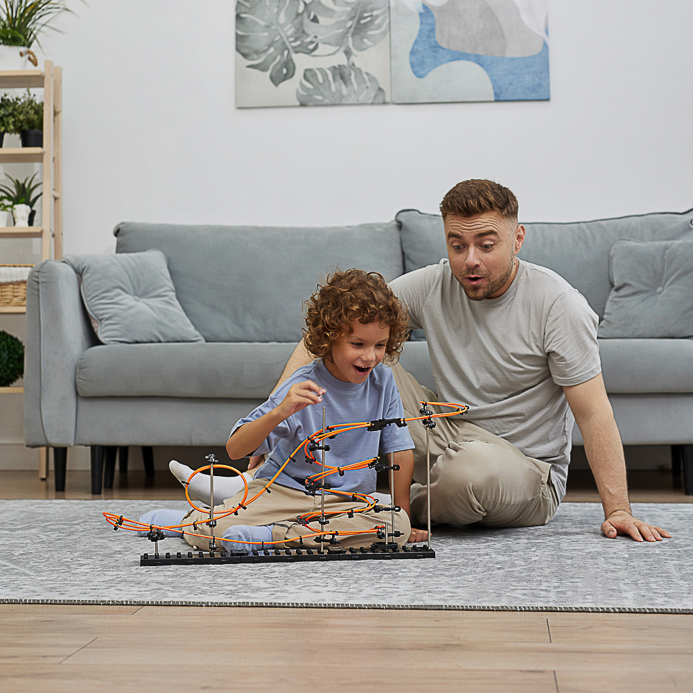 BY Education Конструктор "Кинетический" 127 дет, 2 шарика, ABS, PP, металл, 35,5х23,5х7см, арт.№ 859-063