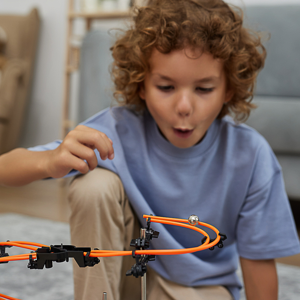 BY Education Конструктор "Кинетический" 127 дет, 2 шарика, ABS, PP, металл, 35,5х23,5х7см, арт.№ 859-063