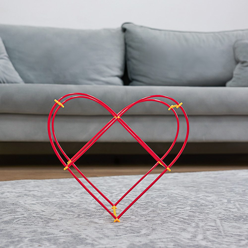 BY Education Конструктор пластиковый "Чудо-палочки", 300 деталей, PE, PP, 28х18х12,5 см, арт.№ 859-072