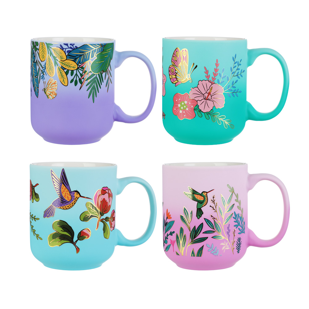 MILLIMI Малибу Кружка, 570мл, фарфор, 4 дизайна, арт.№ 806-918