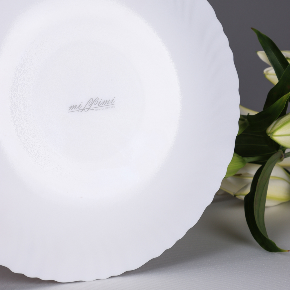 MILLIMI Роселла Тарелка подстановочная, опаловое стекло, 24см, арт.№ 818-878