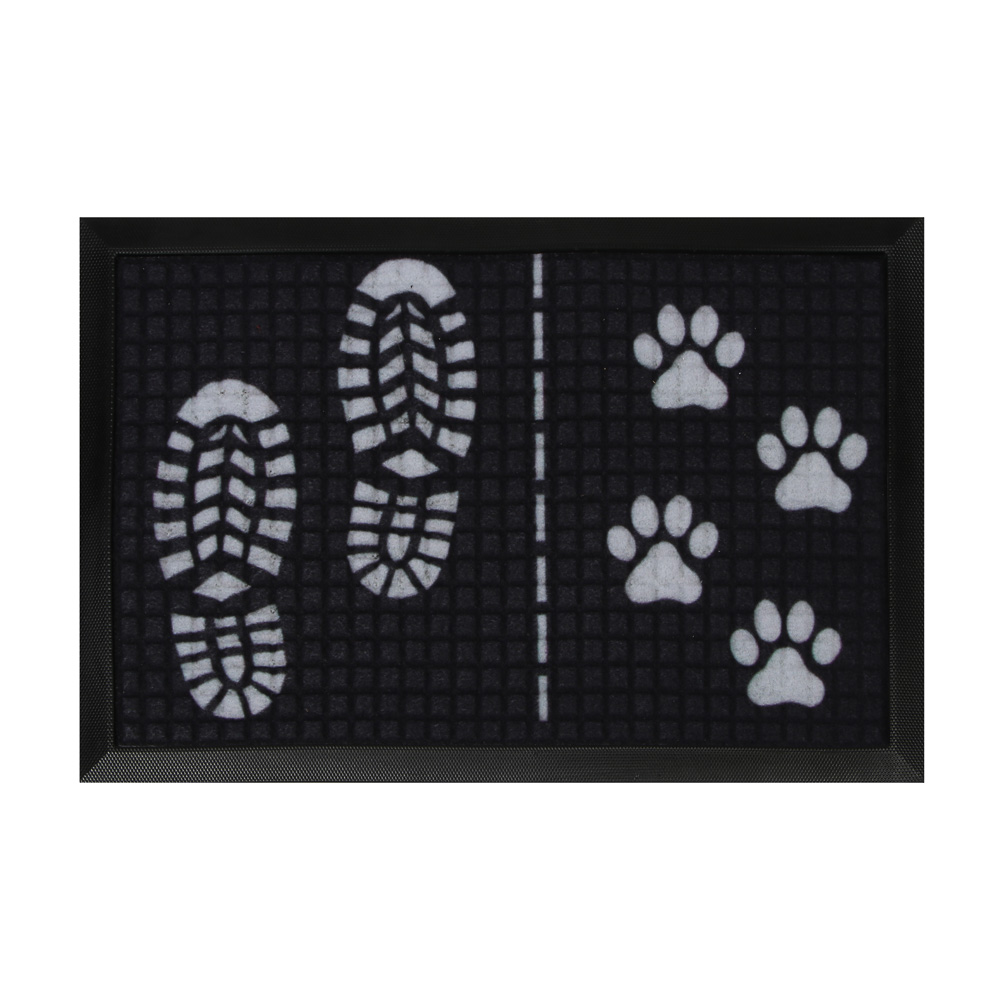 Коврик придверный тм VETTA Торин, 38х58см, полиэстер, 3 дизайна, арт.№ 466-407