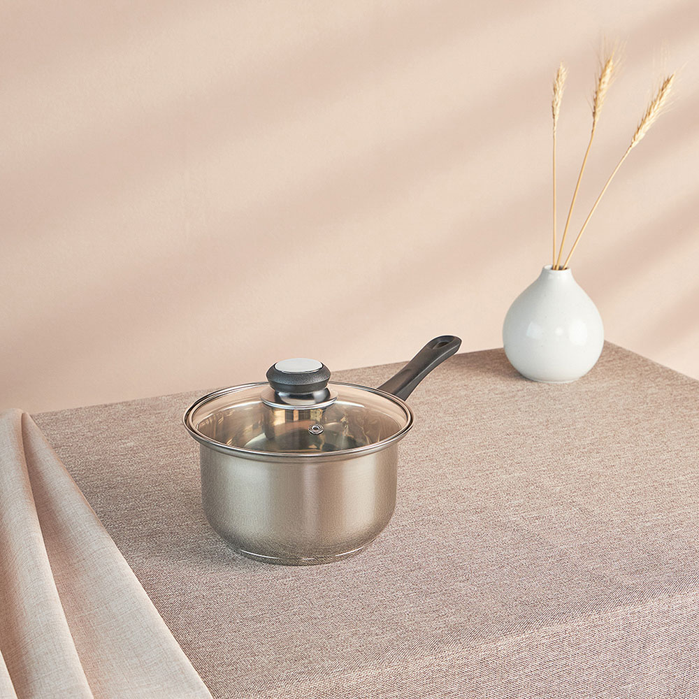 Стрейтон Ковш 16х9,5см, 1,4л, со стекл. крышкой, арт.№ 822-117